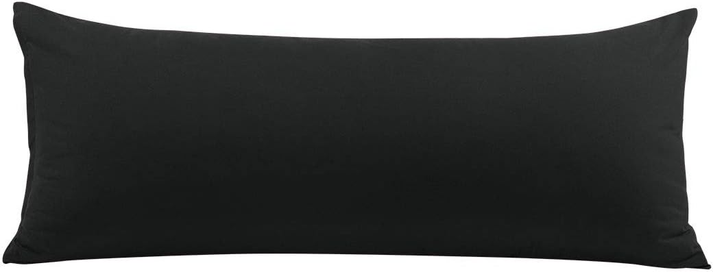 PiccoCasa Body Pillow Pillowcase with Zipper Closure, 110 GSM Brushed Microfiber Body Pillow Cover, Soft Long Pillow Cases for Body Pillows…