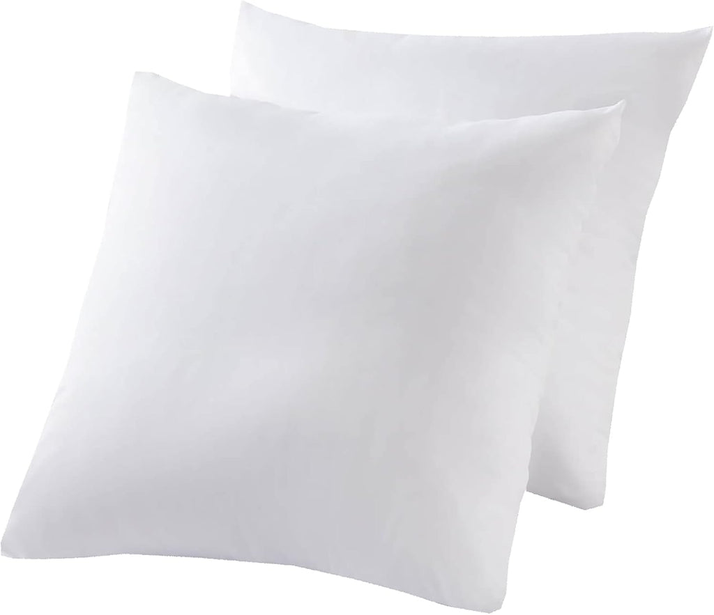 Kingnex Waterproof Down Feather Proof Euro Pillow Protectors 28x28 Pack of 2 European Size Pillow Covers for Square Throw Pillow 2 Pack Whi…