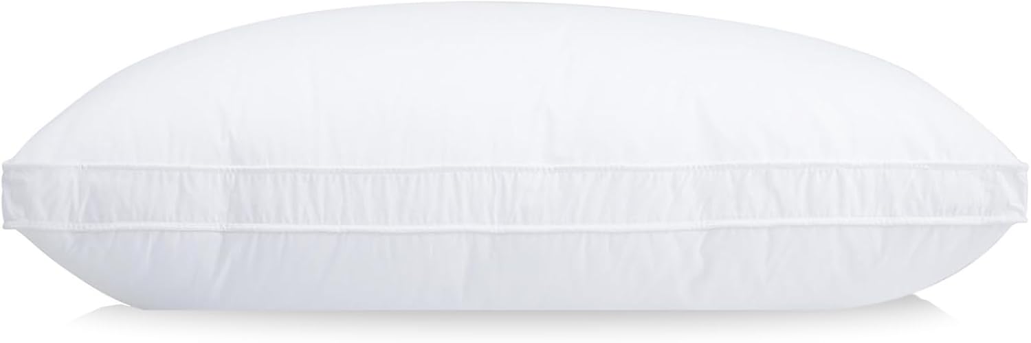 Vendare King Size Feather Pillow - Single Extra Large Down & Feather Blend Pillow 600 Fill Power, 100% Cotton Cover, Hypoallergenic, Hotel…