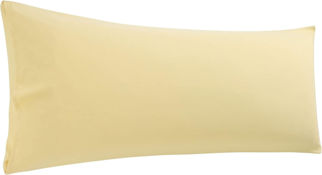 uxcell 100% Microfiber Body Pillow Cover | 1800 Thread Count Pillowcase | Soft Pillow Case with Envelope Closure | 90 GSM Ployester | No Wr…
