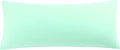 uxcell Soft Microfiber Body Pillow Cover with Zipper Closure, Long Pillow Cases for Body Pillows Weave for 90 GSM Polyester, Spa Blue Body…