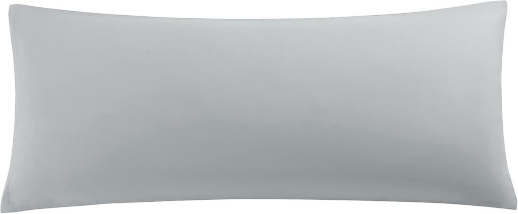uxcell Soft Microfiber Body Pillow Cover with Zipper Closure, Long Pillow Cases for Body Pillows Weave for 90 GSM Polyester, Grey Body (20"…