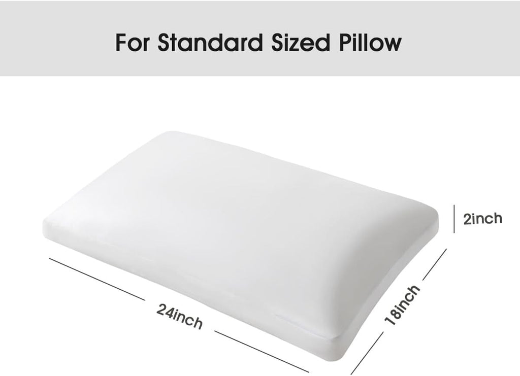STONECREST Gusseted Pillow Protector - 1 PC, Zipper Premium Pillow Encasement Covers(400TC Tencel, Standard)
