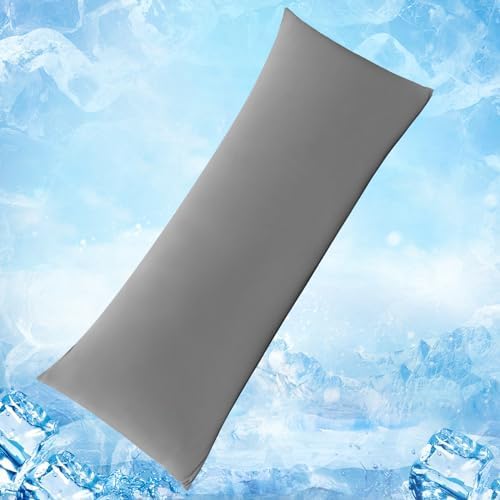 Avolare Cooling Body Pillow Cases 1 Pack, Arc-Chill 3.0 Cooling Body Pillow Cover for Hot Sleepers with Zipper(Q-Max>0.5), Soft Silky 20" x…