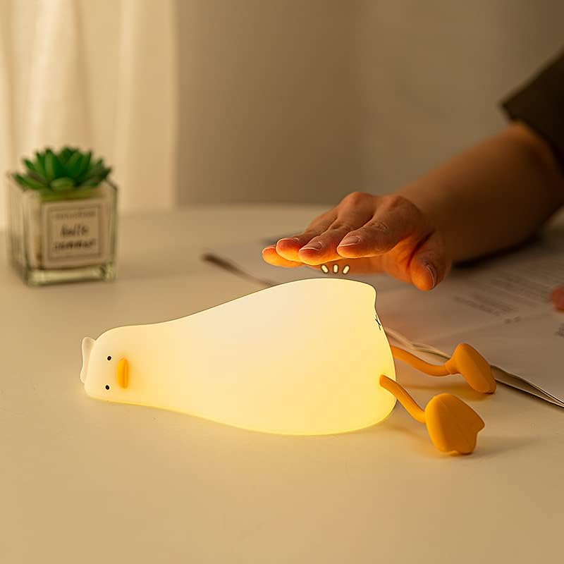 Cute Duck/Chicken/Rabbit/Panda NightLight, LED Squishy Animal Novelty Lamp for Toddler Baby Kids, Nursery Touch Kawaii Room/House Decor…