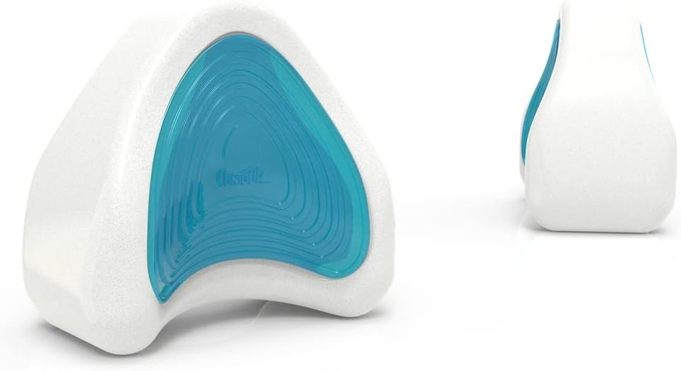 Contour Legacy Cool Leg & Knee Foam Support Pillow for Side Sleepers Soothing Relief for Back, Hips, Knees, Joints, Nerves & Muscles