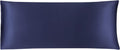 uxcell Body Pillow Cover, 20x48 Inch Navy Silky Satin Body Pillowcases for Hair and Skin, Soft Cooling Smooth Pillow Case with Envelope…
