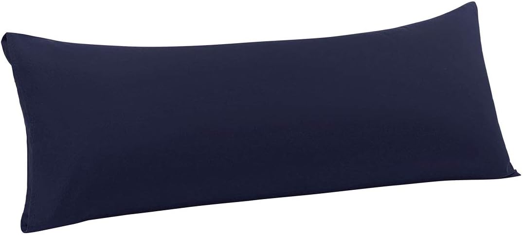 PiccoCasa Pillowcase with Zipper Closure, 110 GSM Brushed Microfiber Body Pillow Cover, Breathable Soft Long Pillow Cases for Body Pillows…