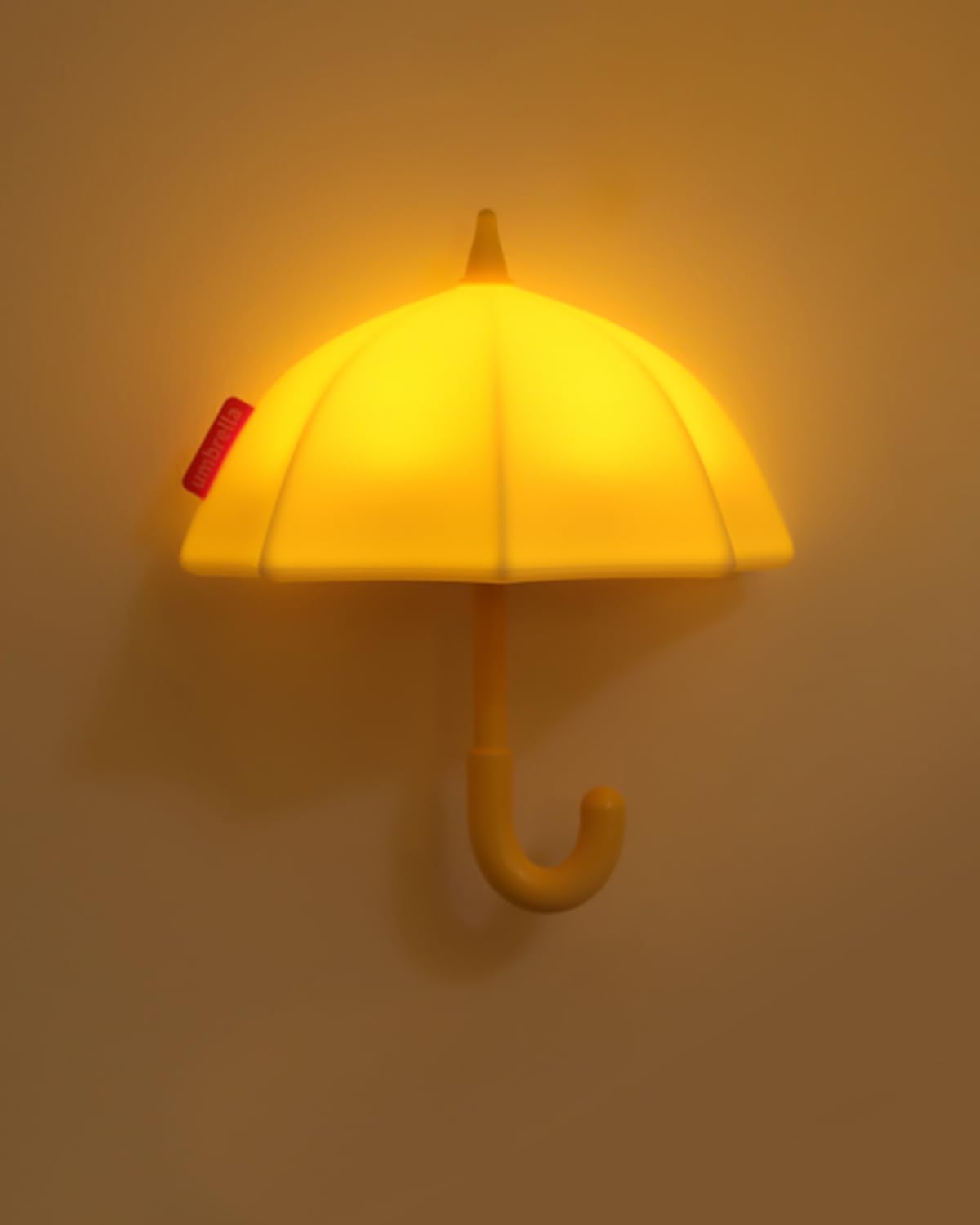 joyful xinghai Kids Night Light Umbrella, Silicone Tap Control Magnetic Bedside Lamp with Time Auto-Off, Cute Portable LED Nursery L…