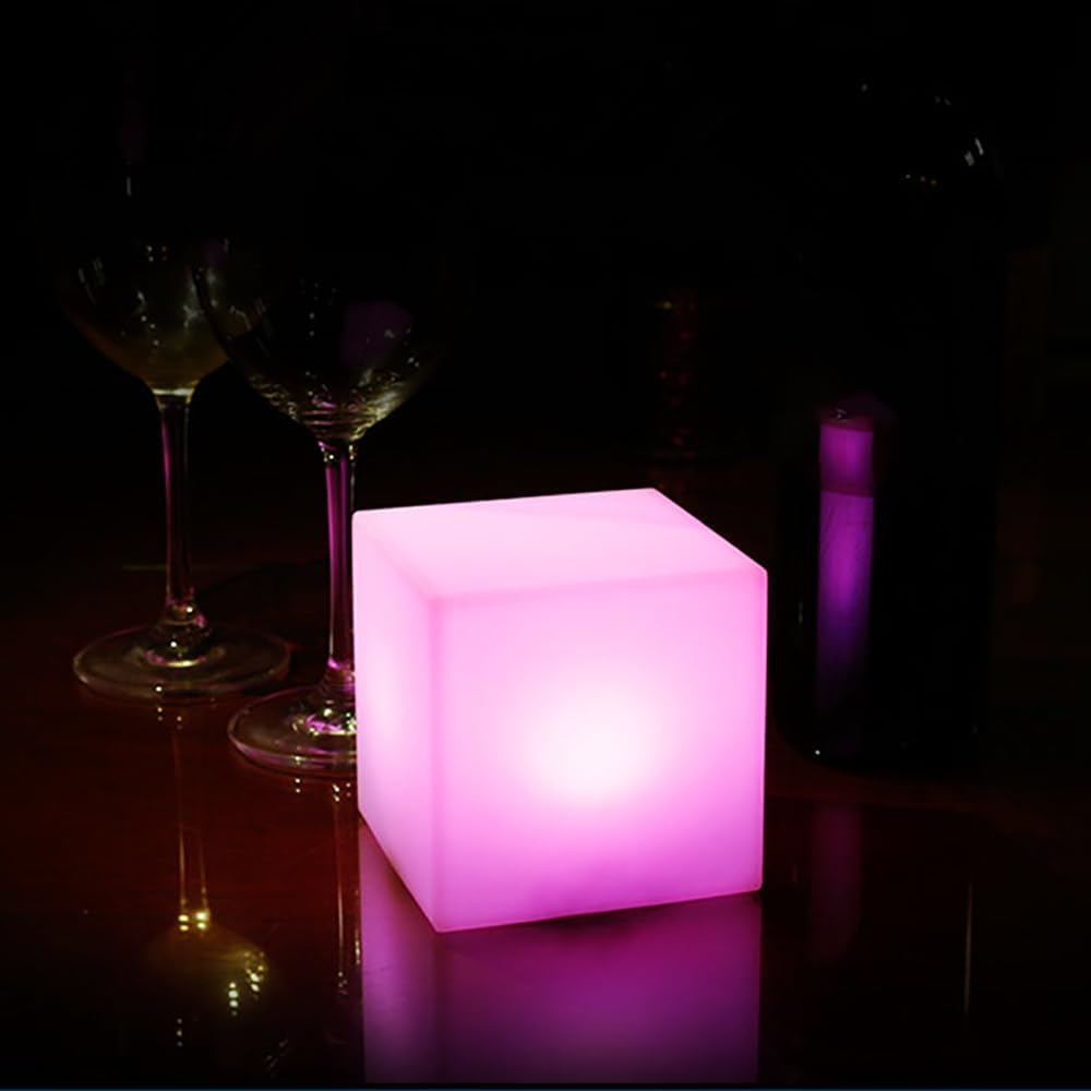 Mr.Go 4-inch Dimmable LED Night Light Mood Lamp for Kids and Adults - 16 RGB Colors - 8 Level Dimming - 4 Lighting Effect - Rechargeable…