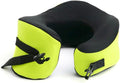 Cushionlab C CUSHION LAB Travel Pillow, Award-Winning Patented Ergonomic Design for Chin & Neck Support Memory Foam Neck Pillow, Compact Ai…