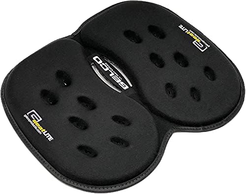 GSeat Lite Travel Gel and Foam Cushion - for Back Pain, Sciatica, Pressure Relief, and Tailbone Discomfort - Promotes Healthy Posture…