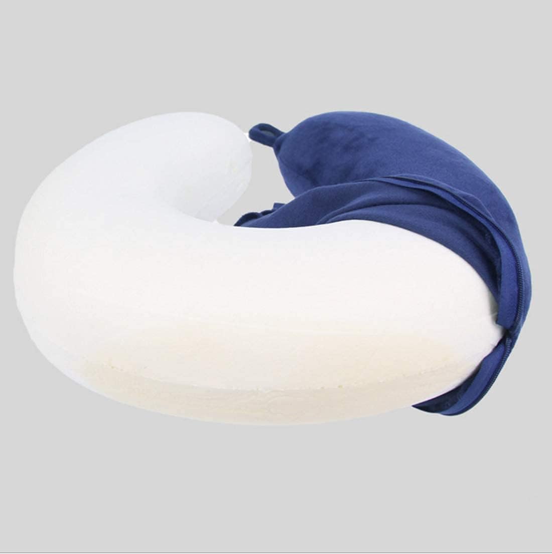 GDEOUP Travel Pillow - Memory Foam Neck Pillow Support Pillow, Luxury Compact & Lightweight Quick Pack for Camping, Sleeping Rest Cushion…