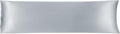uxcell Body Pillow Cover, 20x72 Inch Silver Silky Satin Body Pillowcases for Hair and Skin, Soft Cooling Smooth Pillow Case with Envelope…