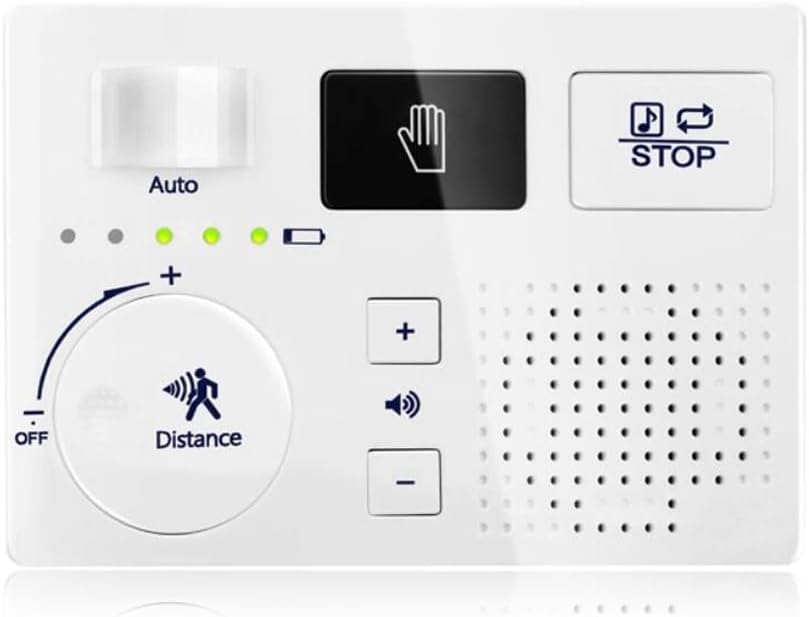 KiaoTime Bathroom White Noise Machine for Bathroom Privacy Motion Activated, Bathroom Noise Blocker - Sound Machine of Running Water…