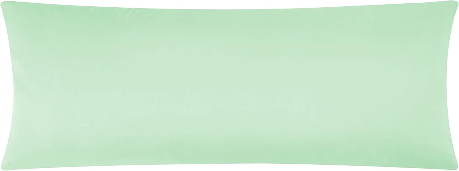 EVOLIVE Body Pillow Cover 21"x54", Ultra Soft Microfiber Pillowcase with Hidden Zipper, Breathable, Machine Washable, for Pregnancy &…