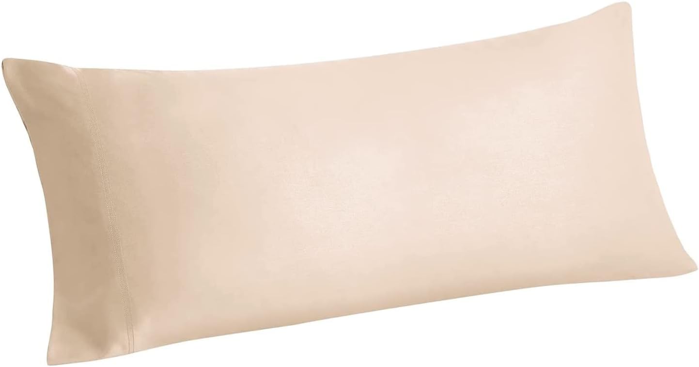 Bedelite Body Pillow Case Cover, Rayon Made from Bamboo, Cooling Body Pillow Cover for Hot Sleepers and Night Sweats, Breathable & Silky So…