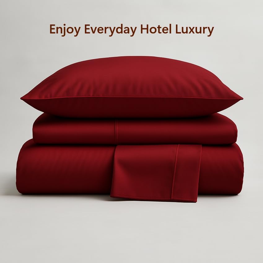 Perupima Peru Pima 285 Thread Count Percal California King Sheet Set - 100% Peruvian Pima Cotton, 4 Piece (Flat, Fitted, 2 Pillowcases) - C…