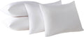 Kingnex 4 Pack Cooling Bamboo Viscose Feather Proof Pillow Protectors with Zipper Queen Size Waterproof Down Proof Covers for Bed Pillows 4…