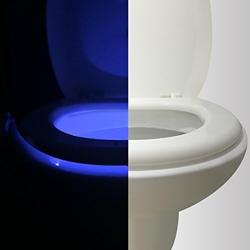 VINTAR 16 Color Motion Sensor LED Toilet Night Light, Toilet Bowl Lights, Cool Gadgets,5 Stage Dimmer, Light Detection