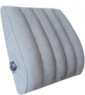 Air Inflatable Pillow Portable Lumbar Pillow with Storage Bag, Backrest Lower Back Support Pillow for Car Seat Home Office Chair