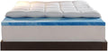 Sleep Innovations Dual Layer 4 Inch Memory Foam Mattress Topper, California King Size, Medium Support, 2 Inch Cooling Gel Memory Foam…