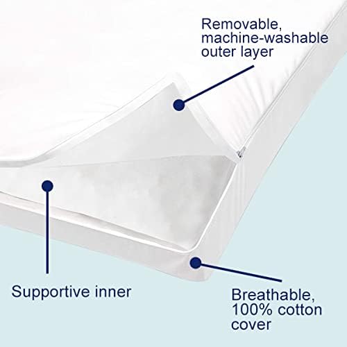 ACCURATEX Pillows Queen Size Set of 2, Hybrid Shredded Memory Foam Pillow[Adjustable Loft], Fluffy Down Alternative Fill Removable Cotton…