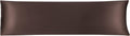uxcell Body Pillow Cover, 20x72 Inch Brown Silky Satin Body Pillowcases for Hair and Skin, Soft Cooling Smooth Pillow Case with Envelope…