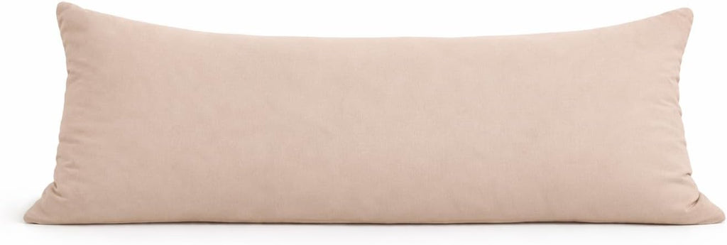 EVOLIVE Body Pillow Cover 21"x54", Ultra Soft Microfiber Pillowcase with Hidden Zipper, Breathable, Machine Washable, for Side Sleepers…