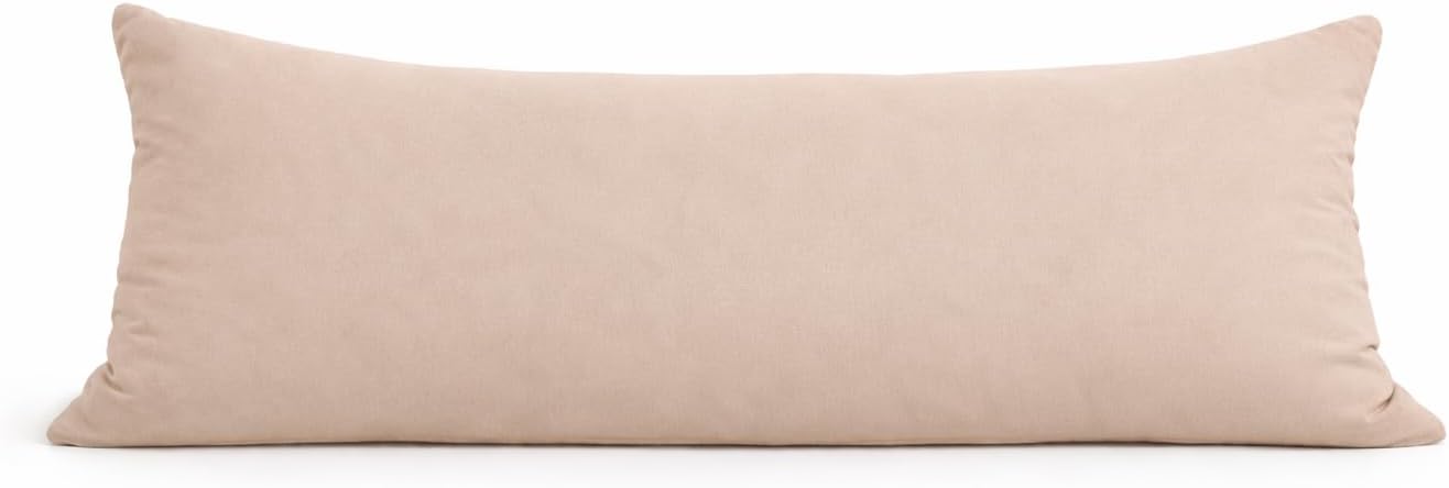 EVOLIVE Body Pillow Cover 21"x54", Ultra Soft Microfiber Pillowcase with Hidden Zipper, Breathable, Machine Washable, for Side Sleepers…