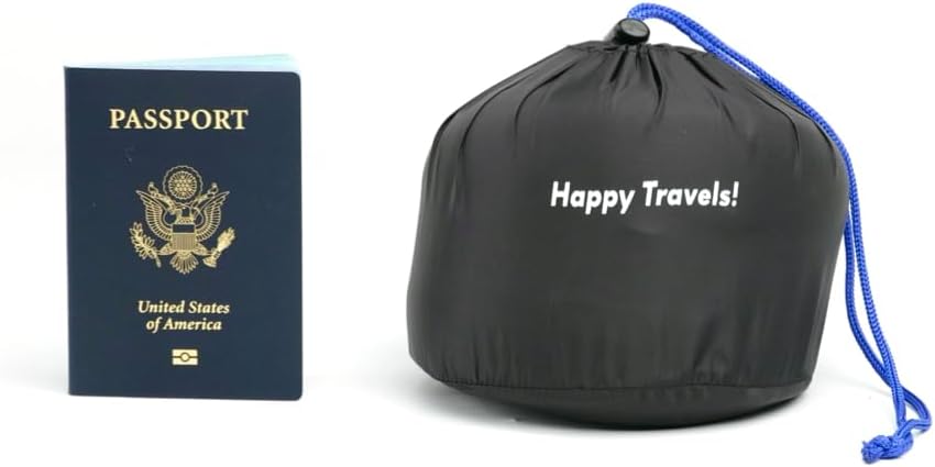 C CUSHION LAB Travel Pillow, Award-Winning Patented Ergonomic Design for Chin & Neck Support Memory Foam Neck Pillow, Compact Airplane…