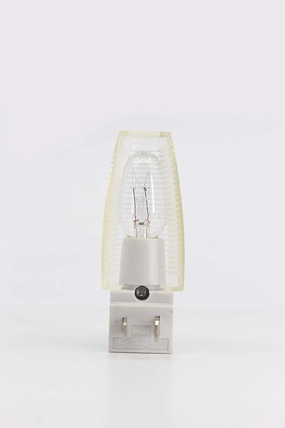 Kingman Night Light Wall Plug in with On/Off Switch Warm White UL Listed, 120V 4W (2 Pack)