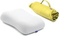 Cushion Lab Travel Deep Sleep Pillow – Compact Memory Foam Neck Pillow for Sleeping, Portable Pillow for Hotels, Camping, Side & Back…