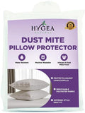 Hygea Dust Mite & Allergen Pillow Protectors, Standard Size, Set of 2 - Pillow Encasements - Zippered Covers - Hypoallergenic…