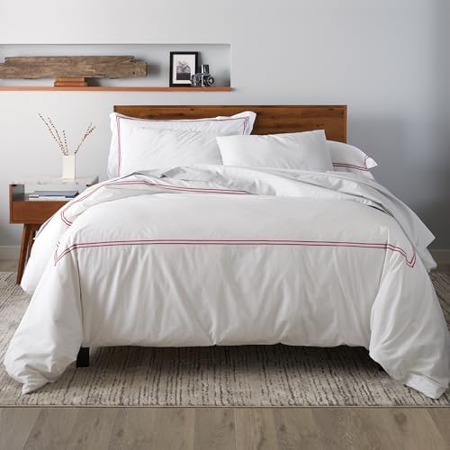 Ella Jayne Twin Duvet Cover (2 Pieces), 100% Cotton Percale, Twin/Twin XL, Soft, Breathable & Lightweight Including Duvet Cover Twin (1…