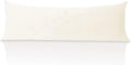 StangH Velvet Kids Body Pillow Cover with Zipper, Super Soft Touch Body Pillowcase for Babies/Pregnant Women/Adults, Ivory, 20 x 54-inch, 1…