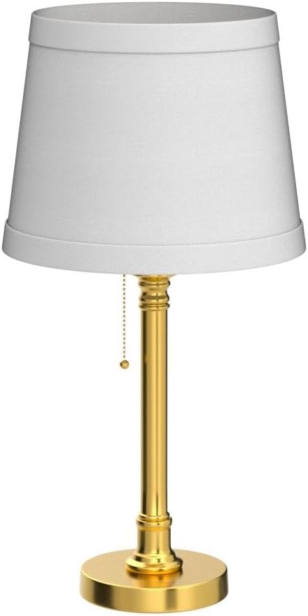 Oneach Modern Gold Brass Table Lamp Set of 2 for Bedroom Living Room 19.5'' Traditional Bedside Desk Nightstand Buffet Candlestick Samll…