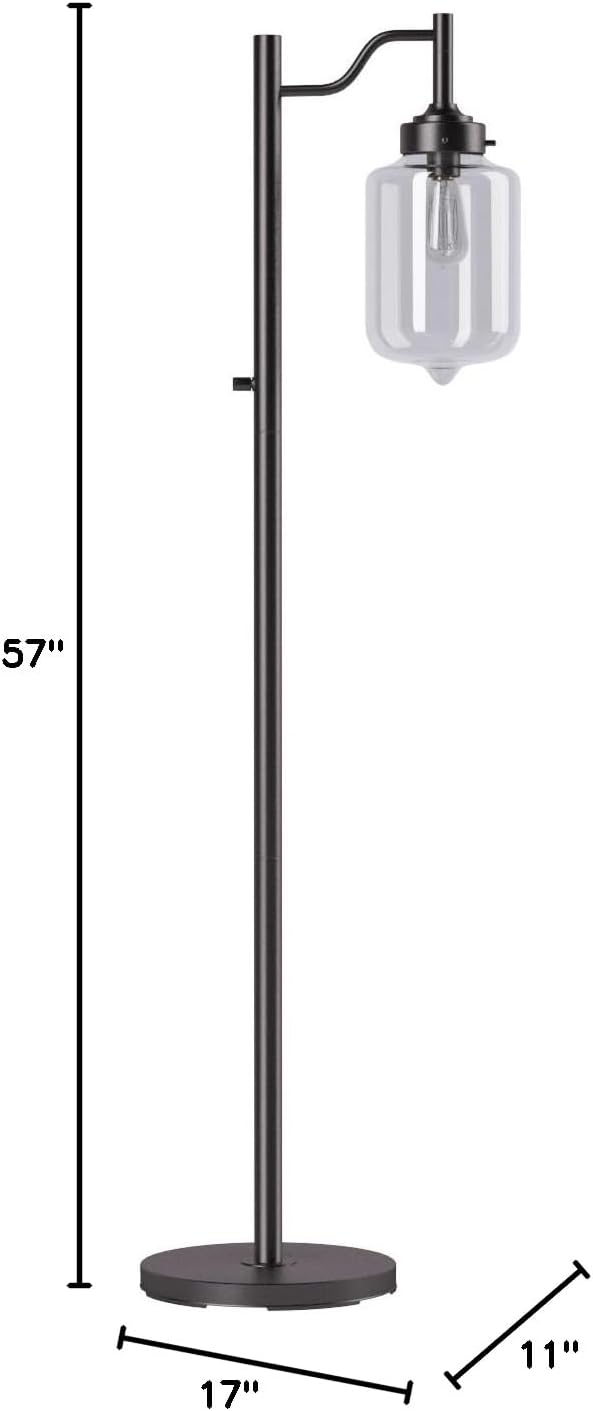 Kenroy 32408ORB Home Casey Tall Floor Lamp Oil-rubbed Bronze Finish, Small