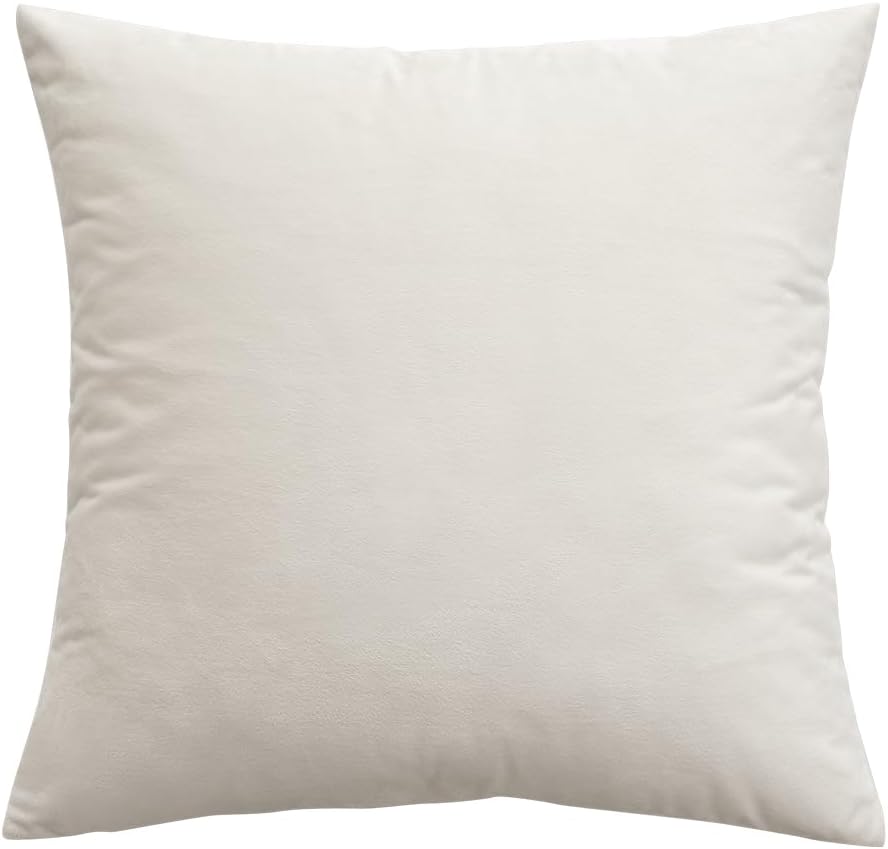 Miulee Velvet Pillow Cover Soft Luxury Decorative Throw Pillow Cover Eruo Sham Single Rectangle Cushion Case for Couch Sofa Bedroom Car Dec…