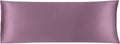 uxcell Body Pillow Cover, 20x54 Inch Mauve Silky Satin Body Pillowcases for Hair and Skin, Soft Cooling Smooth Pillow Case with Envelope…