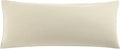 uxcell Soft Microfiber Body Pillow Cover with Zipper Closure, Long Pillow Cases for Body Pillows Weave for 90 GSM Polyester, Khaki Body (20…
