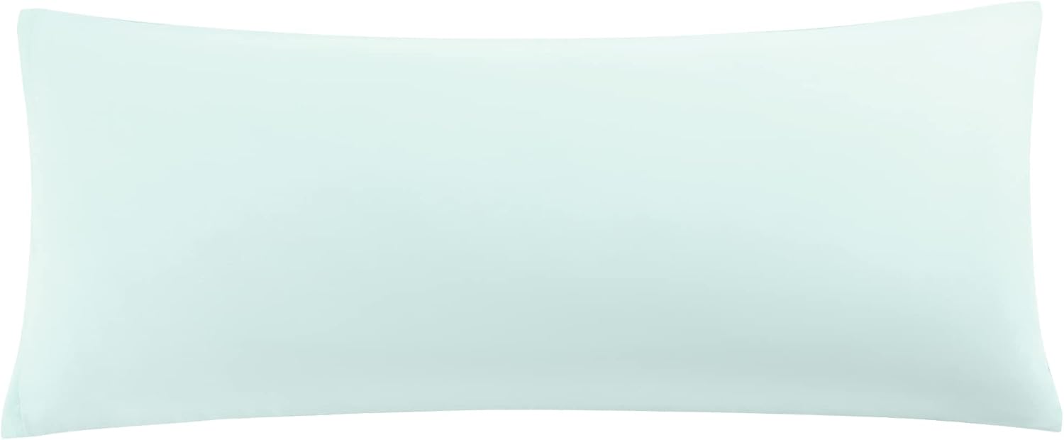 uxcell Soft Microfiber Body Pillow Cover with Zipper Closure, Long Pillow Cases for Body Pillows Weave for 90 GSM Polyester, Silver Gray Bo…