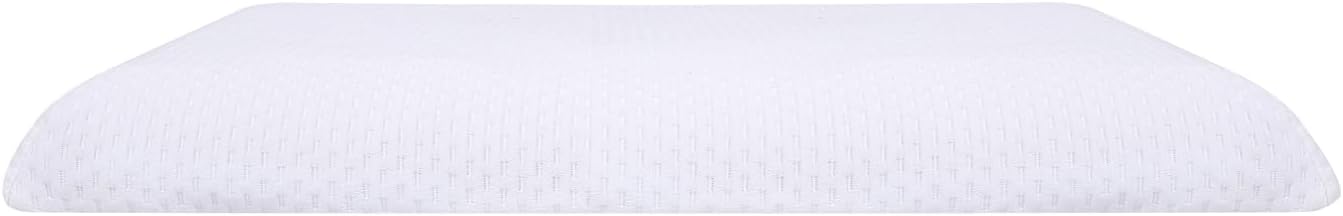 Suqiome SUQ I OME Sleeper - Cooling Gel Thin Flat Memory Foam Pillow for Bed Sleeping, Low Profile, Ultra Thin Flat Pillow for Stomach…
