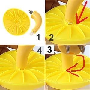 AUSAYE 4 Pack Plug in Night Light, Mushroom Light LED Nightlights for Kids, Adults, Bedroom, Bathroom, Hallway, Stairs, Kitchen Warm Yellow