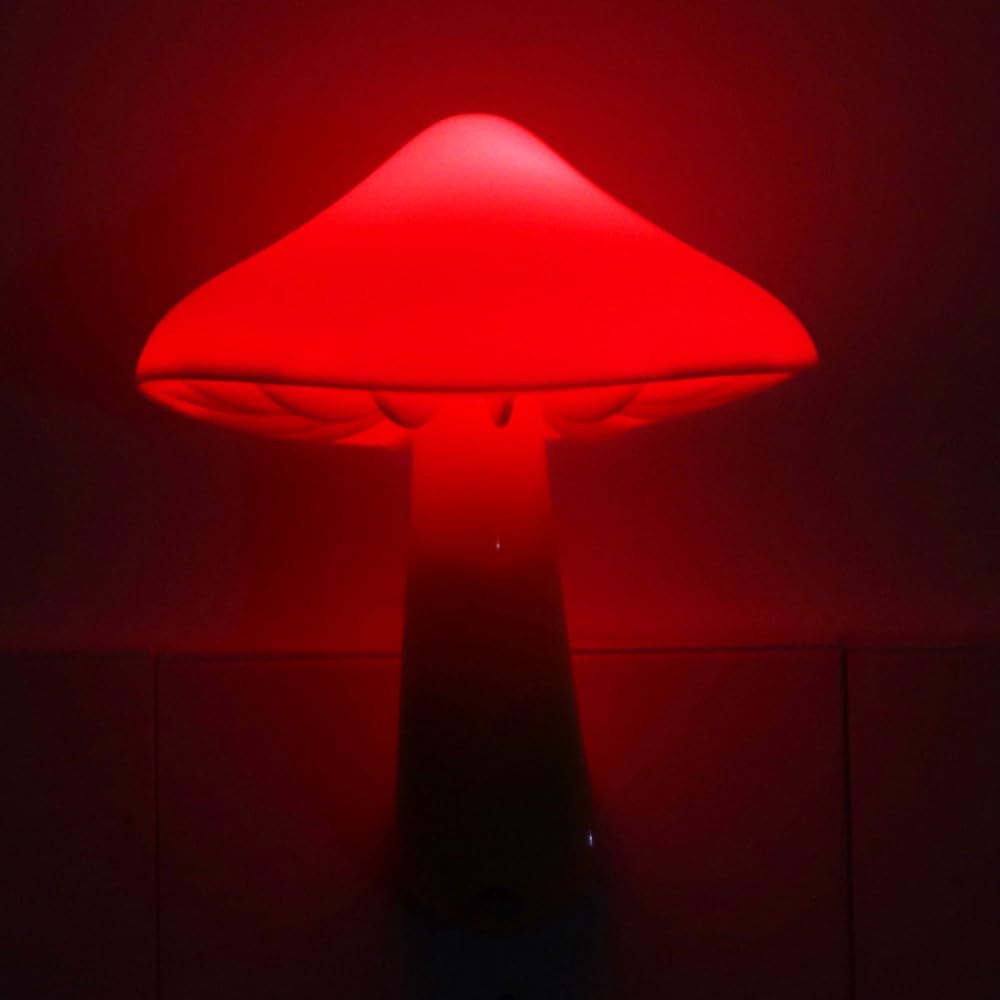 AUSAYE Sensor Led Mushroom Night Light Plug in Nightlight for Kids Adults, Night Lights Plug-into Wall Lamp for Bedroom…