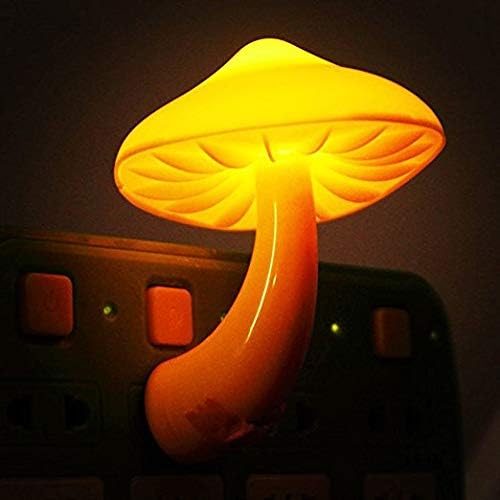 AUSAYE 2Pack Mushroom Night Light Plug in Lamp, Led Lights for Adults Kids Baby Children NightLight Wall Decor Lamp Bedroom…
