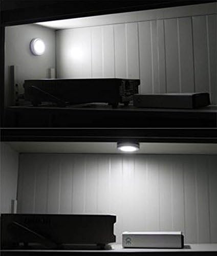 3 Pcs Motion Sensor Light Indoor, Searik Magnetic LED Night Light Battery Powered Step Lights Stair Closet Light Under Cabinet Lighting…