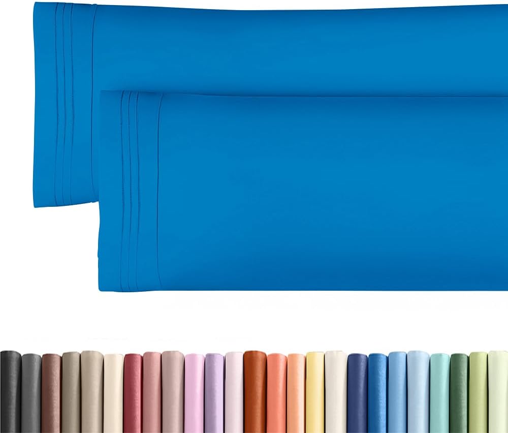 Body Pillowcases Set of 2-20x54 Long Body Pillow Case - Soft Body Pillow Cover for Sleeping & Side Sleepers - Comfy, Wrinkle & Fade Free…