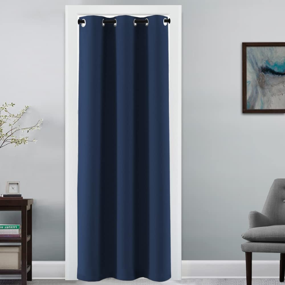 H.VERSAILTEX Doorway Curtain Blackout Closet Door Curtain Room Divider Window Treatment Curtain for Bedroom Thermal Insulated P…