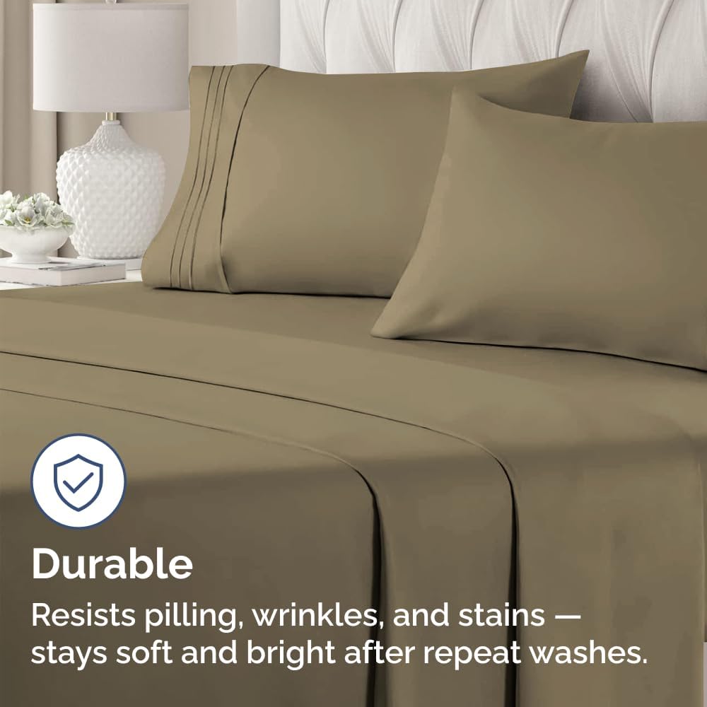King Standard Pillow Cases Set of 2 - Ultra-Soft Hotel Quality Pillowcase Covers - Comfy, Cozy & Fade Free - Wrinkle Resistant - Machine…